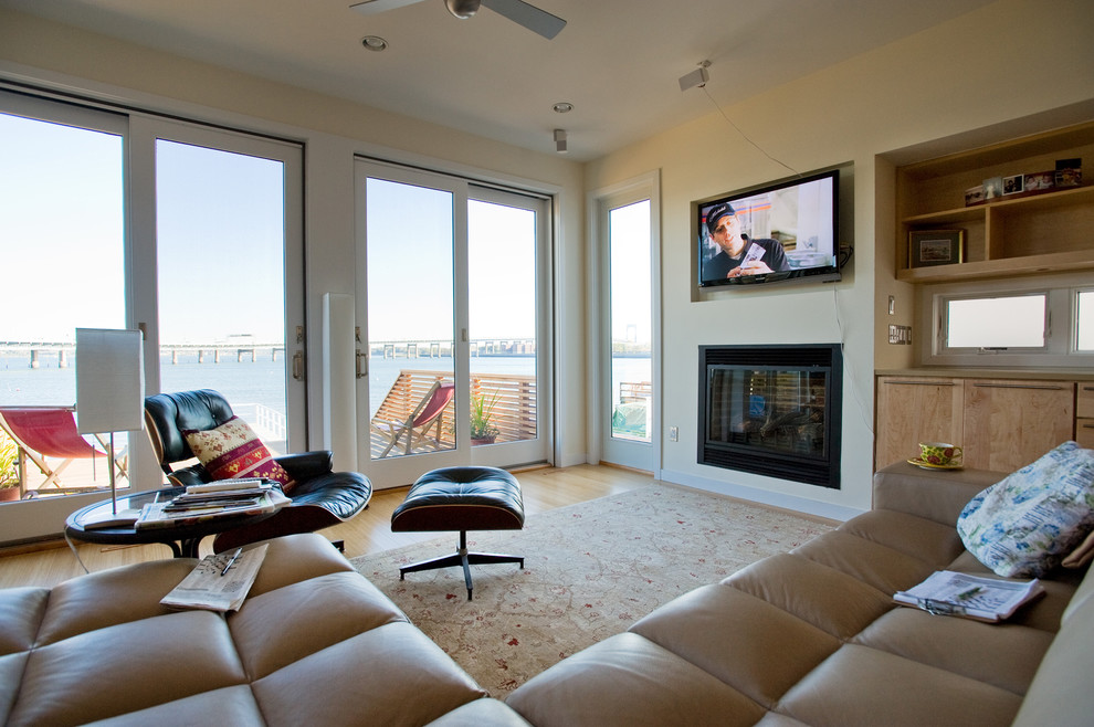 Bronx Box - communal - Modern - Living Room - New York ...