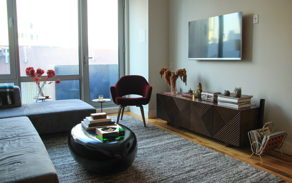 Brooklyn, New York Living Room Contemporary Living Room New