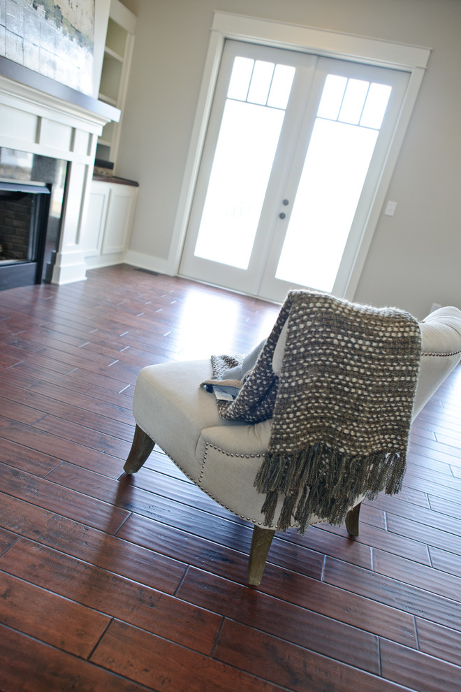 Brookside 16750 Glen Way, Westfield, IN Craftsman Living Room Indianapolis by Homes by