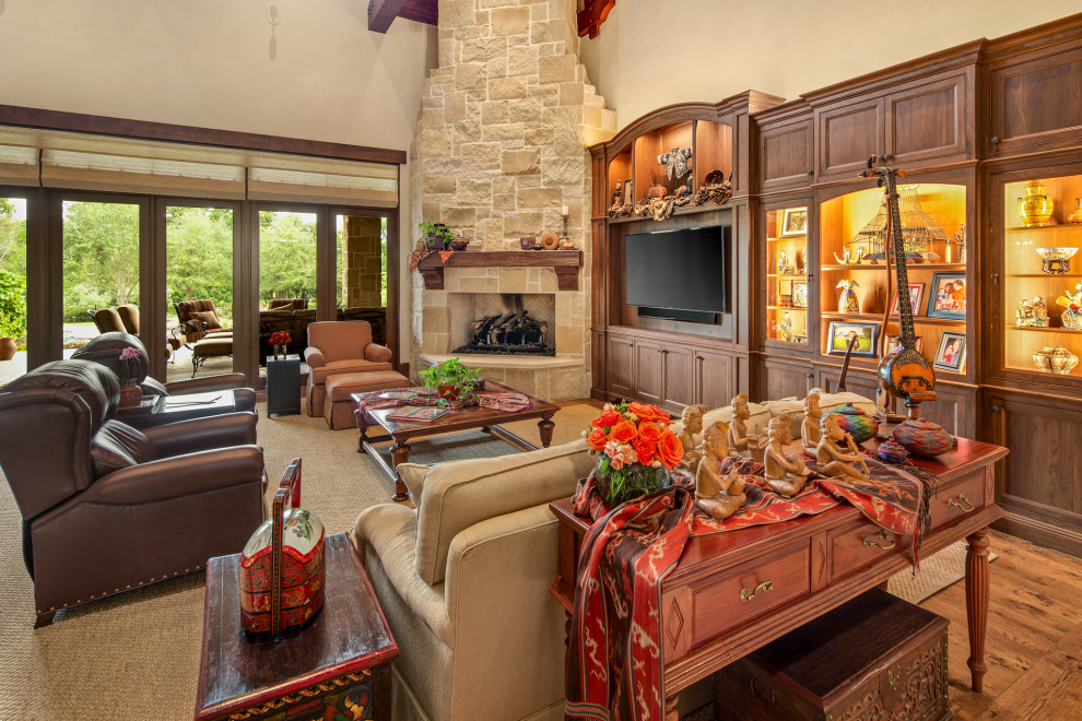 Bryan, Texas Residence Living Room Houston by INsite Architecture