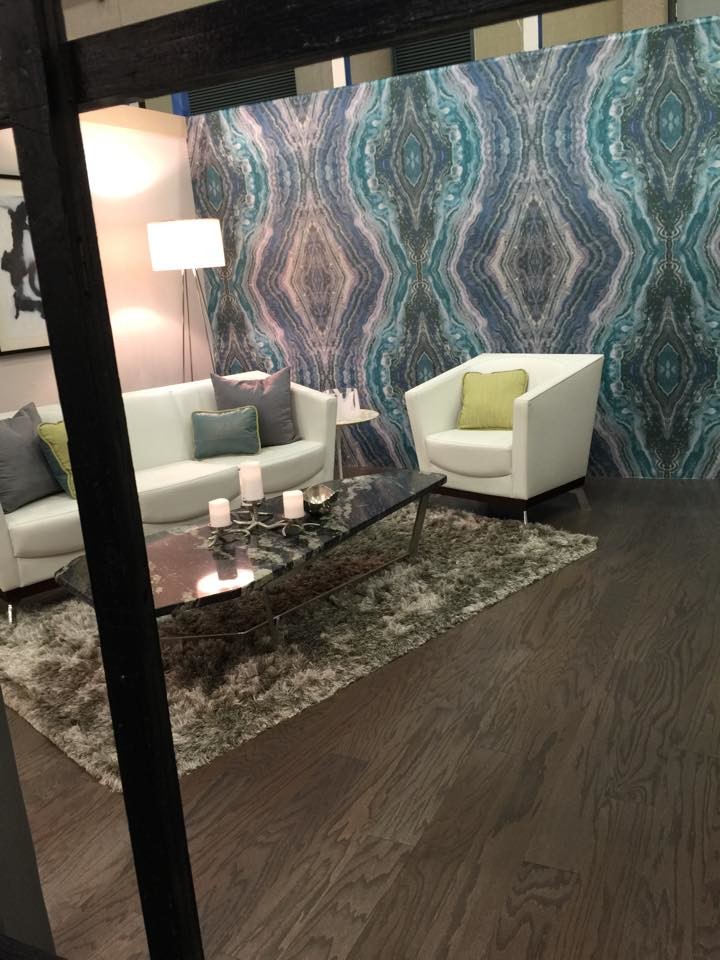 Buffalo, NY Home Show 2015 Living Room Wallpaper Modern Living