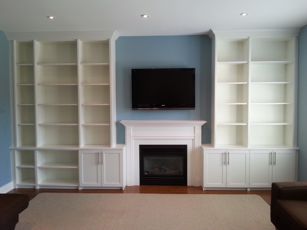 Builtin Living Room Traditional Living Room Other by