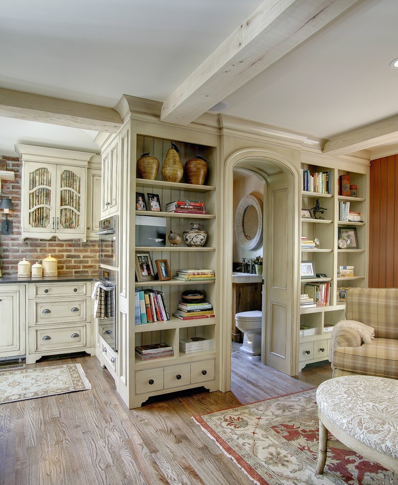 Built in Wall hutch Traditional Living Room Other by