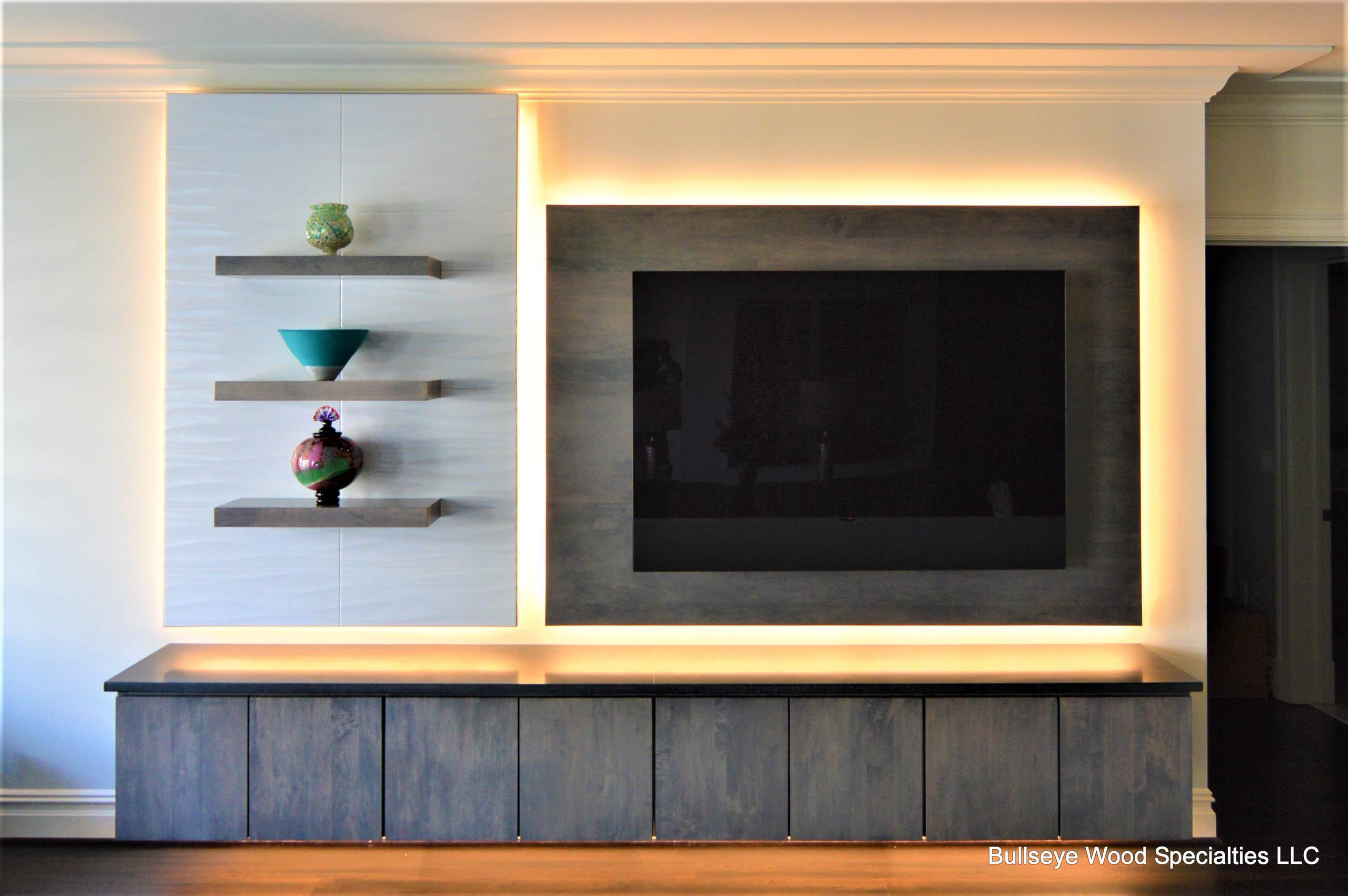 Hanging Cabinet Modern Living Room | Houzz