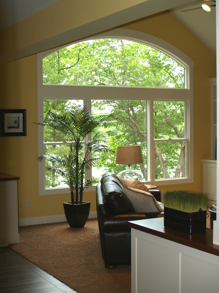 Burgess Lake Traditional Living Room Grand Rapids by Homes By