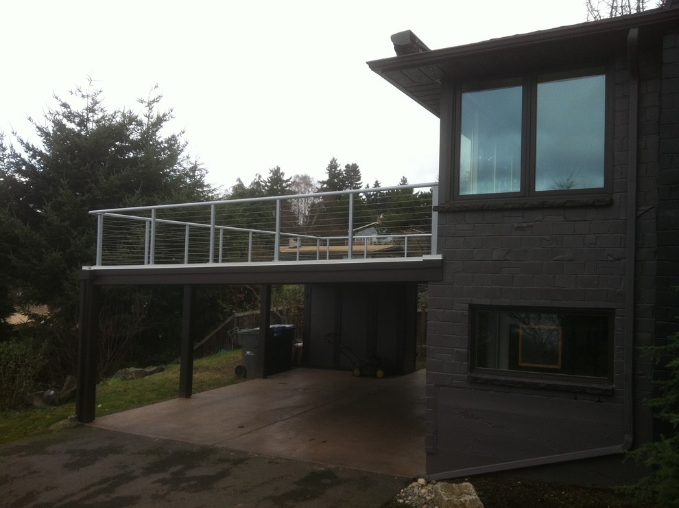 Burien Remodel Contemporary Living Room Seattle by Thomas Fine, CGR, GMB & CGP Houzz