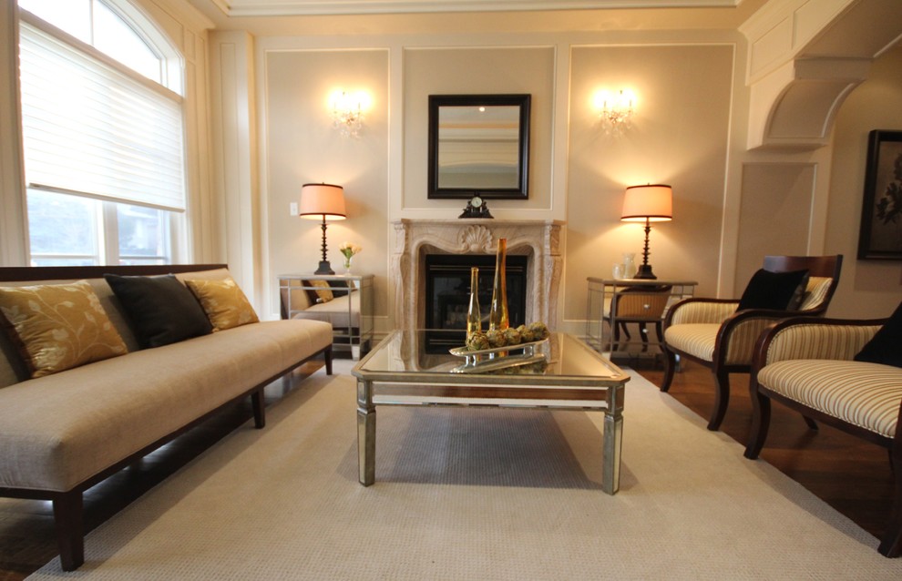 Burleigh Hghts Traditional Living Room Toronto by ALLDECOR Home
