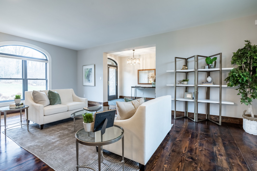 Caledon Modern Farmhouse Living Room Toronto by Lori Pedersen