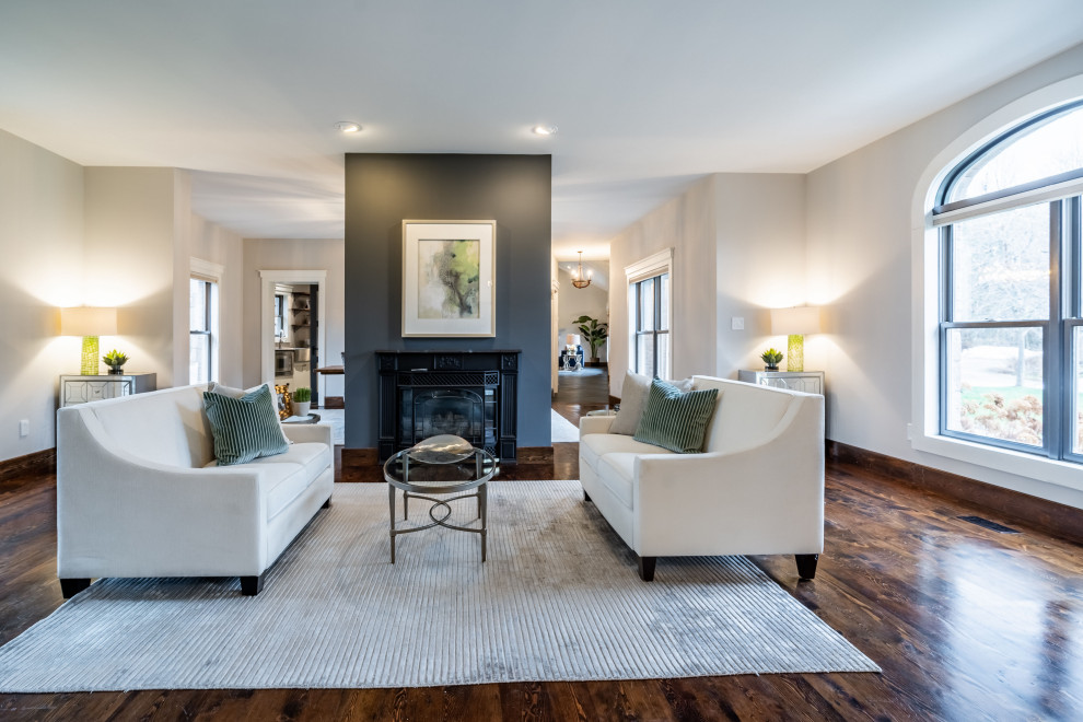 Caledon Modern Farmhouse Living Room Toronto by Lori Pedersen
