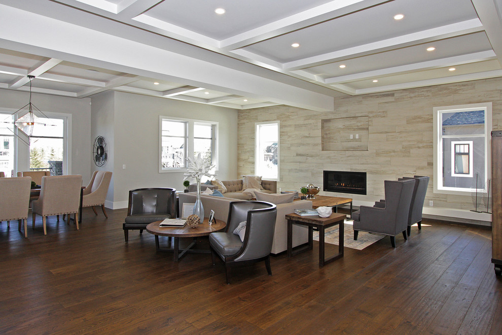 Calgary New Home Design Traditional Living Room Calgary by The