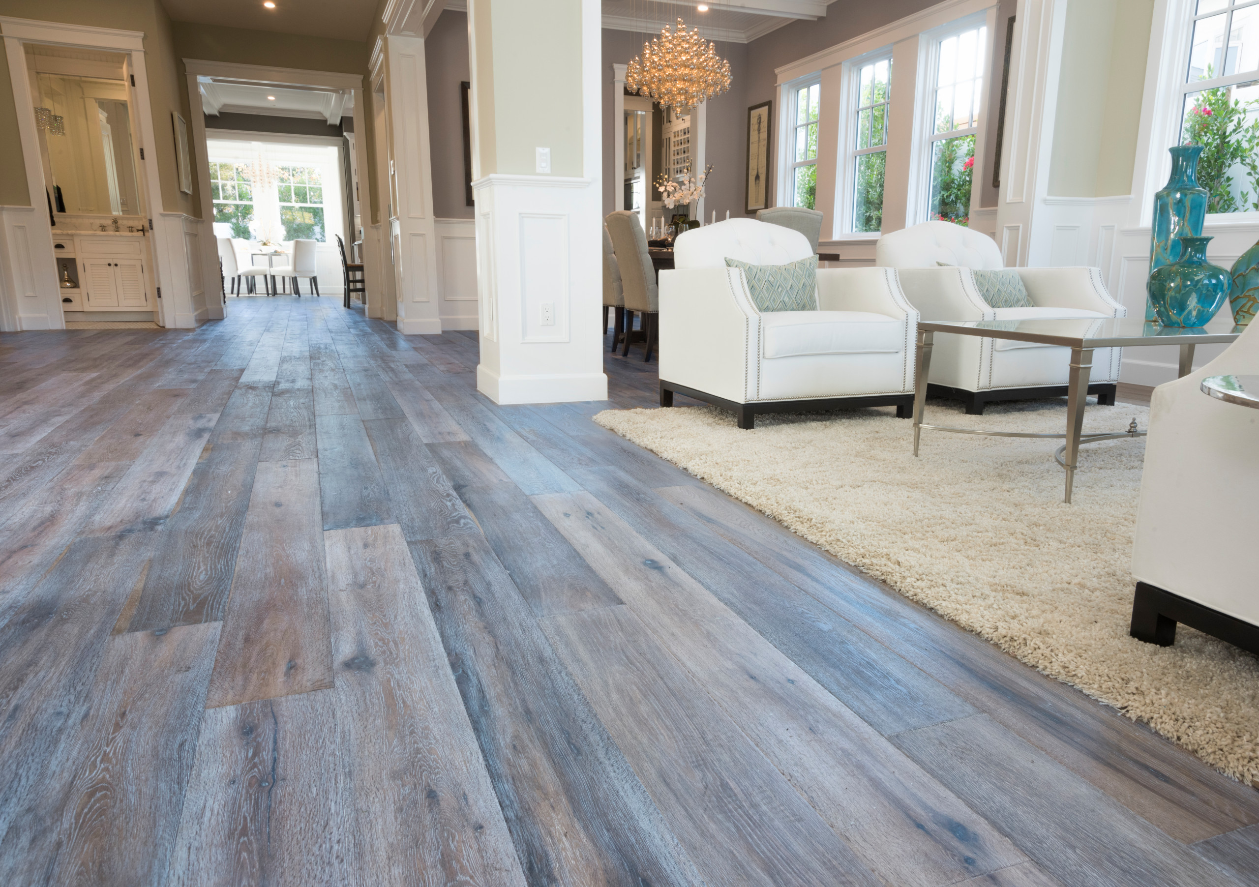 Utilizing Deep Smoked Oak Flooring, Cape Cod Hardwood Floors