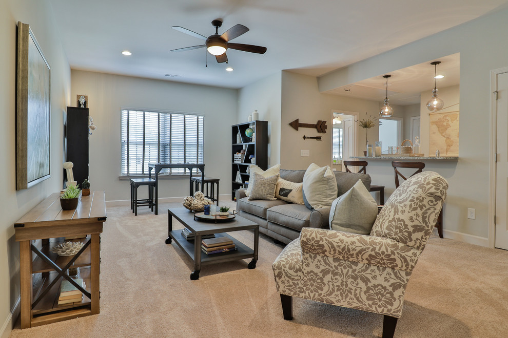 Canterbury Cottage Model Farmhouse Living Room Nashville by