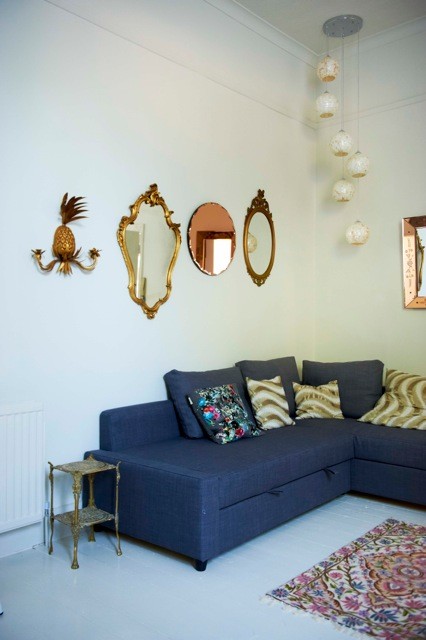 Photo of a bohemian living room in London.