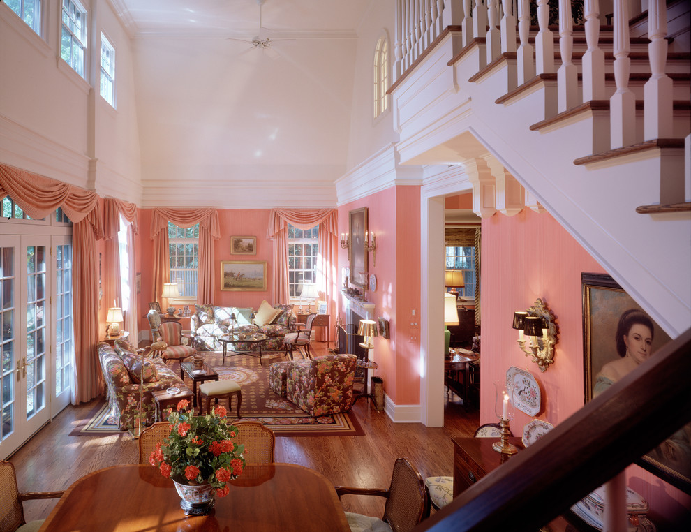Traditional living room in Providence.