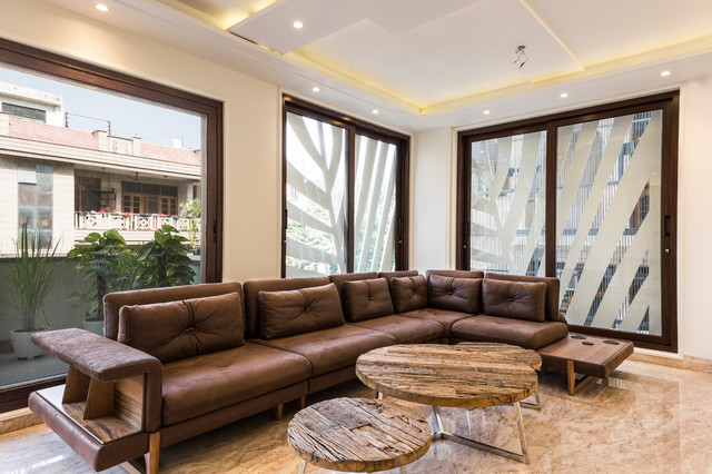 Casa Bonita - Contemporáneo - Sala de estar - Delhi - de Linear Concepts |  Houzz
