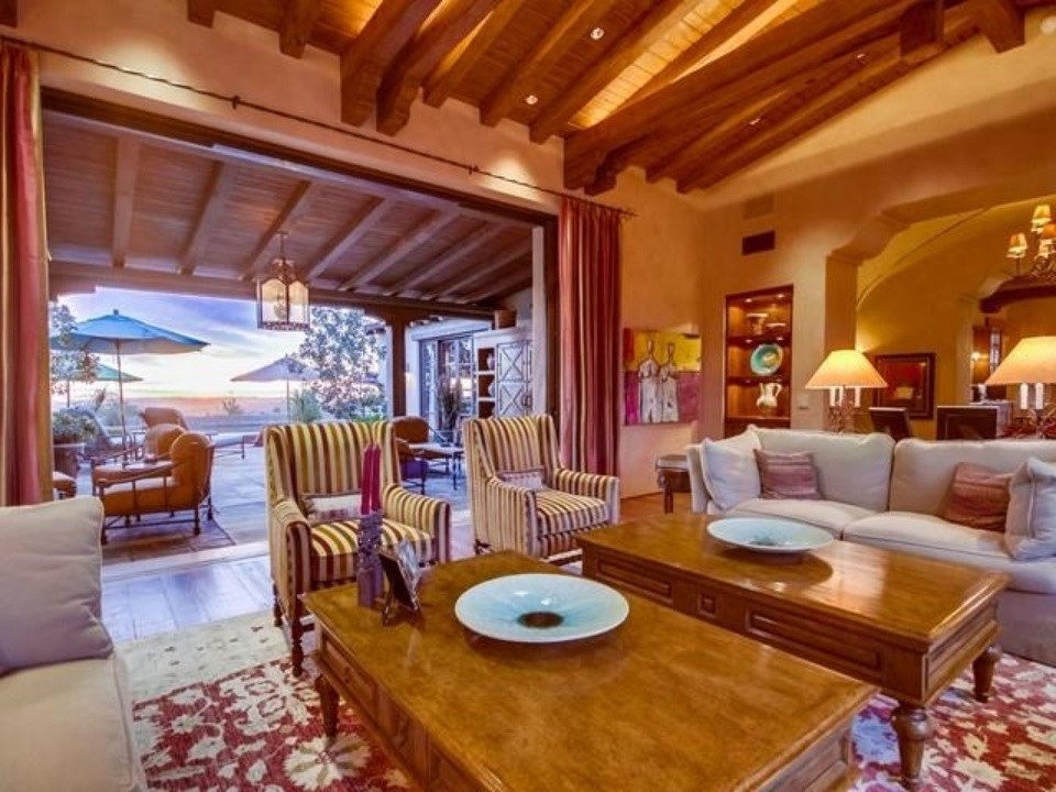 Photo of a mediterranean living room in San Diego.