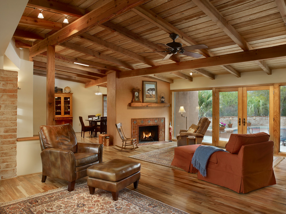 Example of a southwest living room design in Phoenix