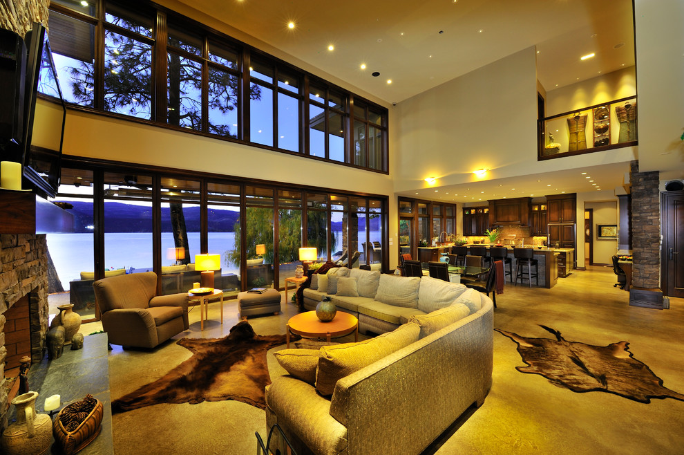 Modern living room in Vancouver.