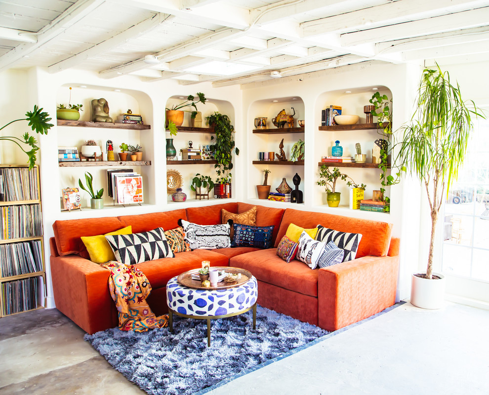 Inspiration for a bohemian living room in Los Angeles.