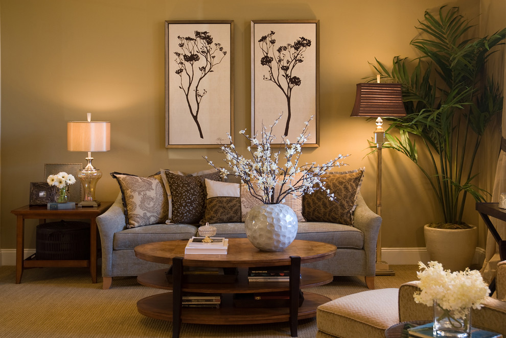 Casual Elegance Living Room - Traditional - Living Room - San Diego ...