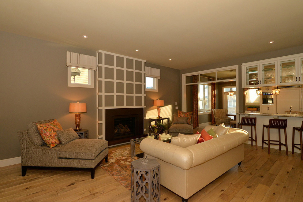 Image showcasing Central Alberta Tile One Projects - Traditional - Living Room - Calgary ...