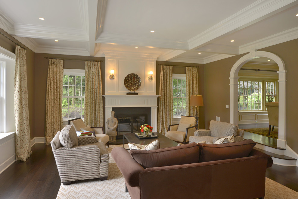 Chappaqua Renovation Traditional Living Room New York by Legacy