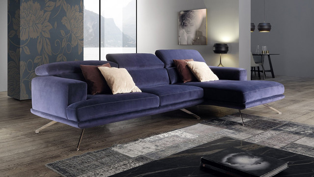 Chateau d'Ax Golden 2220 Italian Sectional Sofa | MIG Furniture - Moderno -  Soggiorno - New York - di MIG Furniture Design, Inc. | Houzz