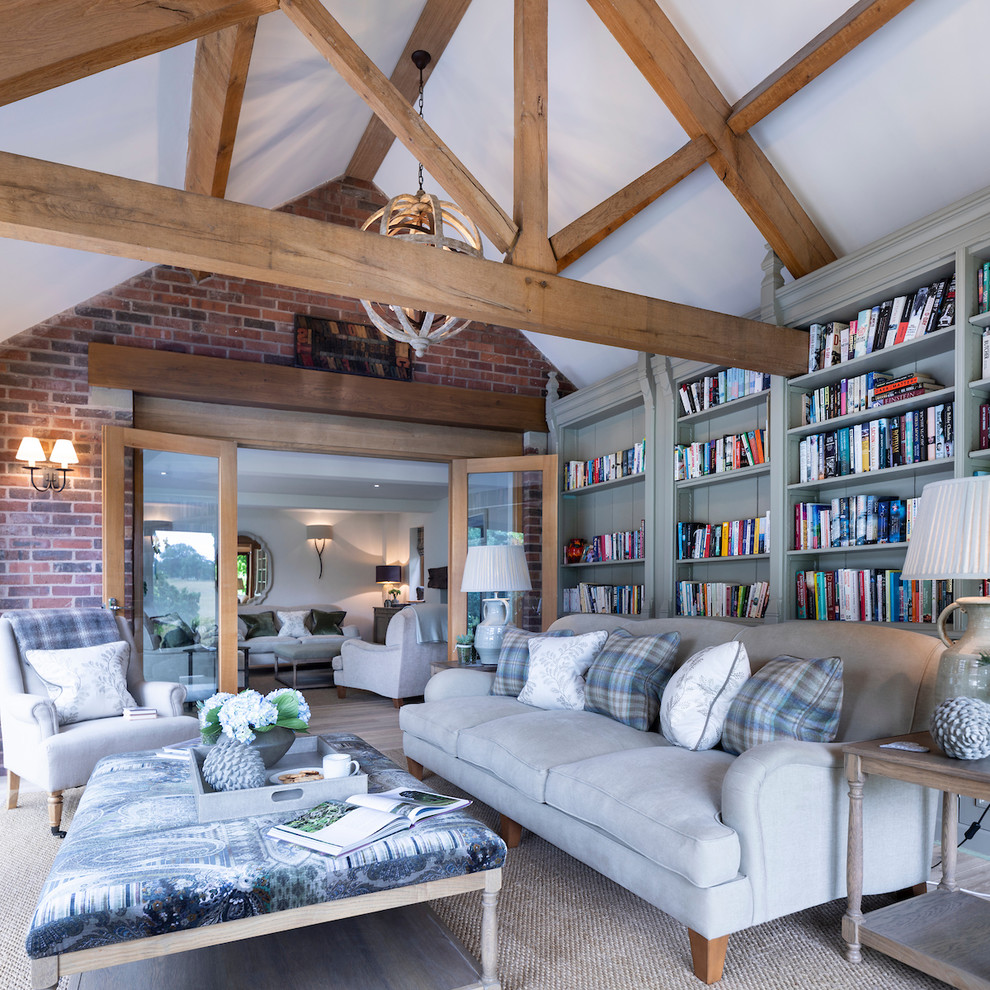 Farmhouse living room in Cheshire.