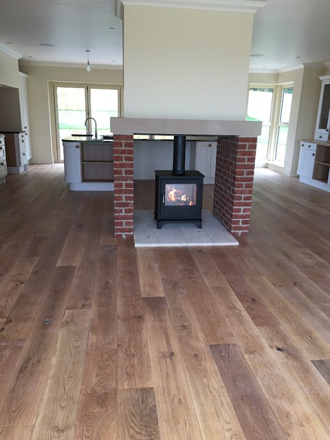 Chesney's Salisbury double sided stove - Contemporary - Living Room - Other  - by Tulipalo Exceptional Fires | Houzz UK