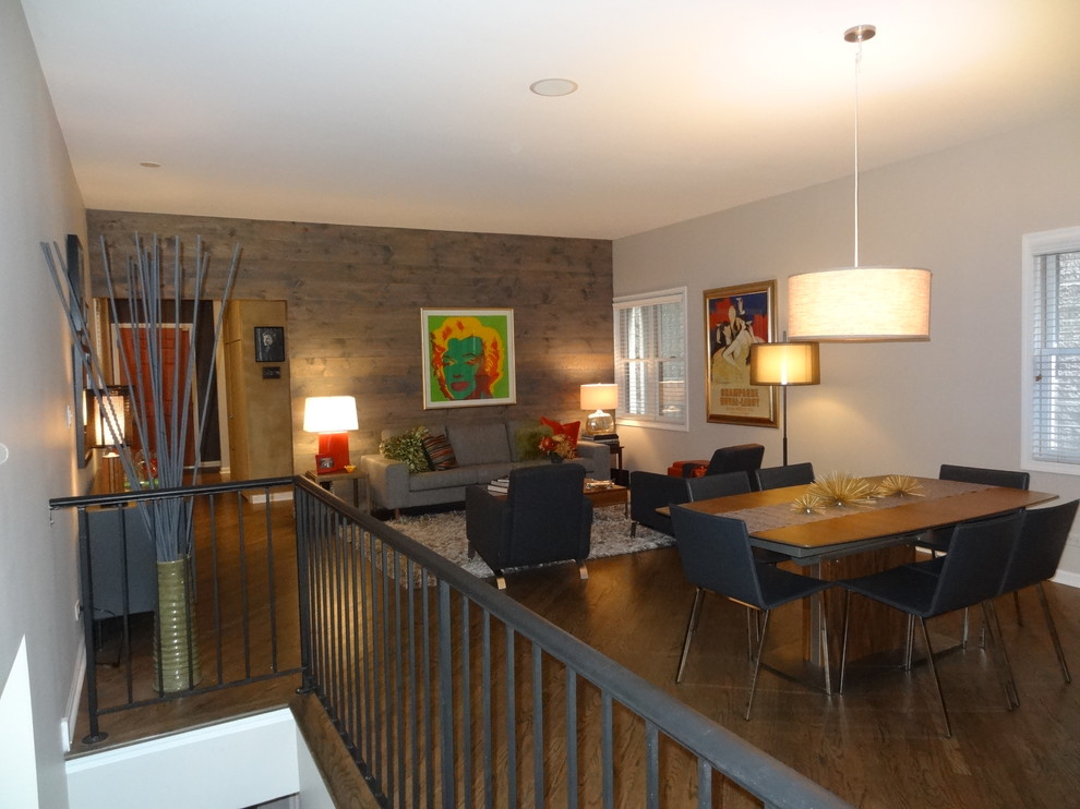 Example of a 1960s living room design in Chicago