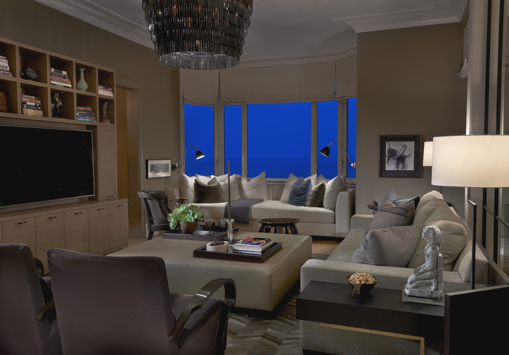 Chicago Residence 3 Transitional Living Room Chicago by Handman