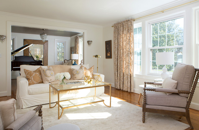 Clairmont in Benjamin Moore White Dove OC 17 Kristie Barnett The Decorologist Houzz