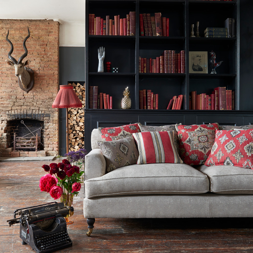 Living room - zen living room idea in Other