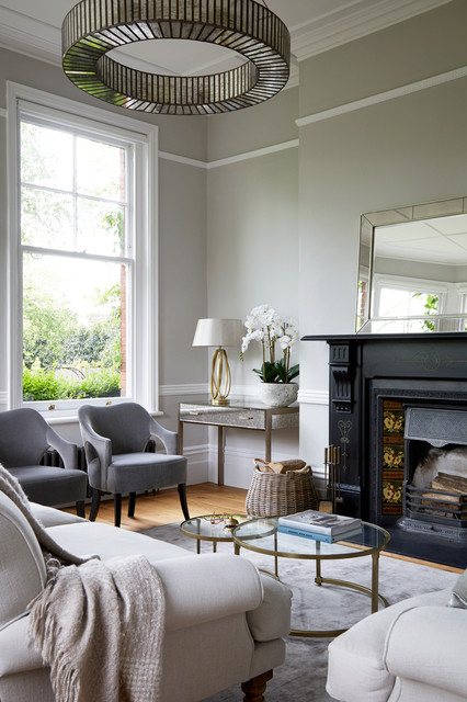Classic Drawing Room - Transitional - Living Room - Hertfordshire - by ...