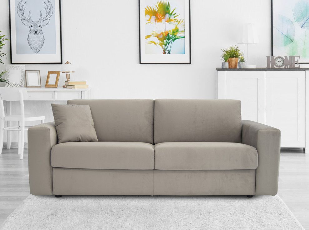 Cloud Sleeper Sofa by Pezzan | Light Grey - Made in Italy - Modern ...
