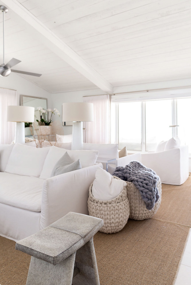 Coastal Chic Beach House - Living Room - Tampa - by Sandra Britt ...