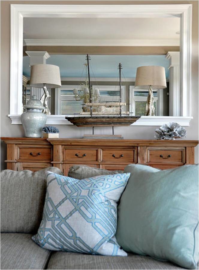 Inspiration for a coastal living room in Seattle.