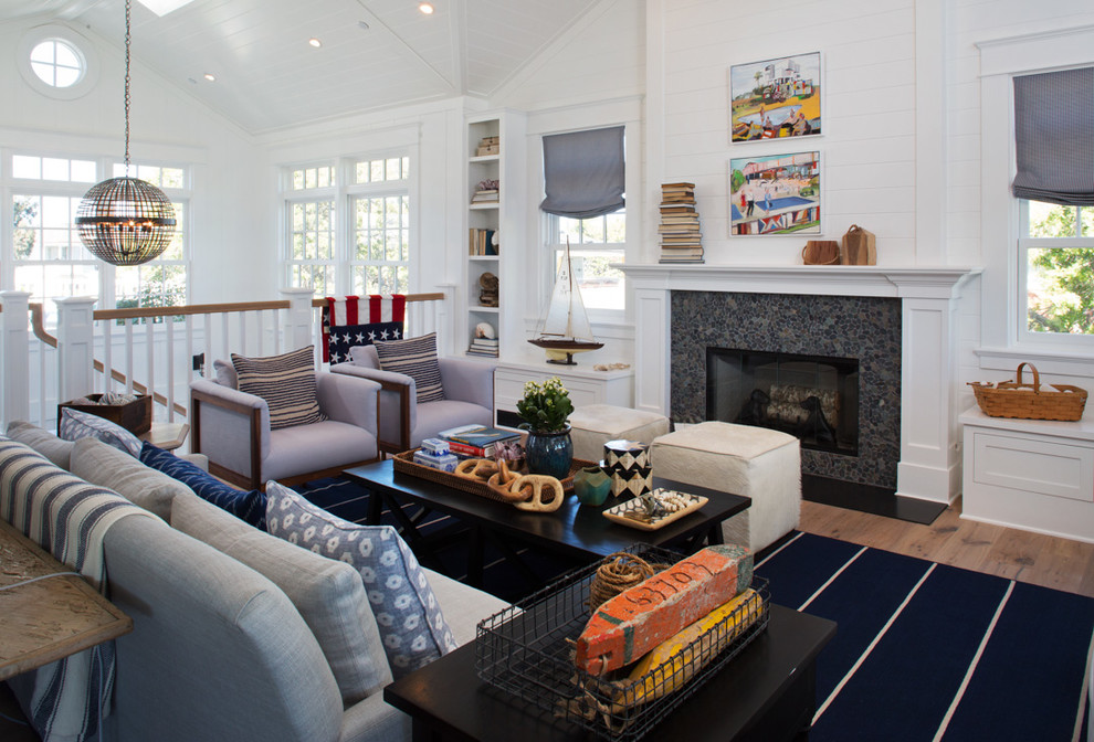 Coastal Living Magazine Showhouse - Beach Style - Living Room - San ...