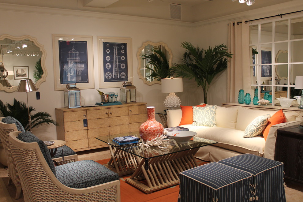 Coastal Living Resort Living Room Tropical Living Room Miami by