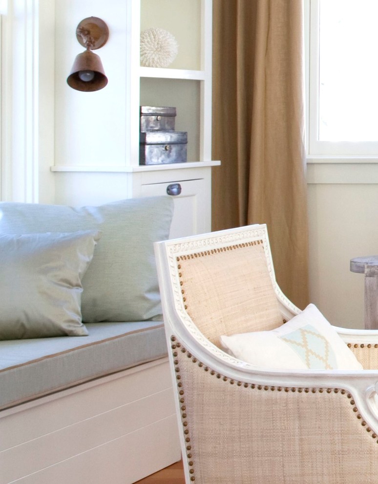 Coastal Loft window seat Beach Style Living Room Boston by Lisa Tharp Design Houzz