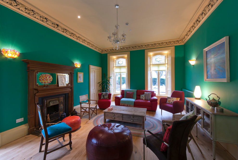 Traditional living room in Edinburgh.