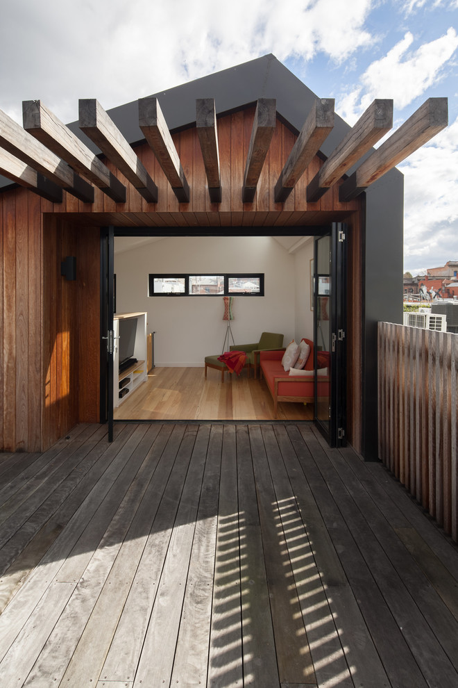 Design ideas for a contemporary terrace in Melbourne.