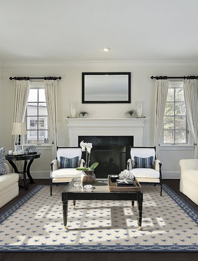 Medium sized classic living room in Boston.