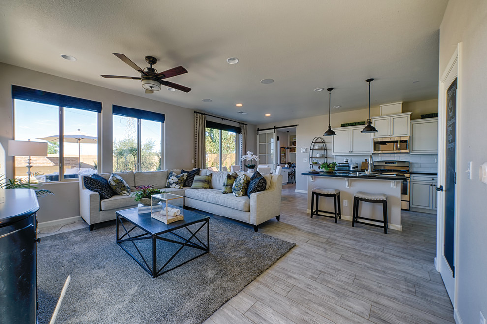 Completed Projects Farmhouse Living Room Los Angeles by United
