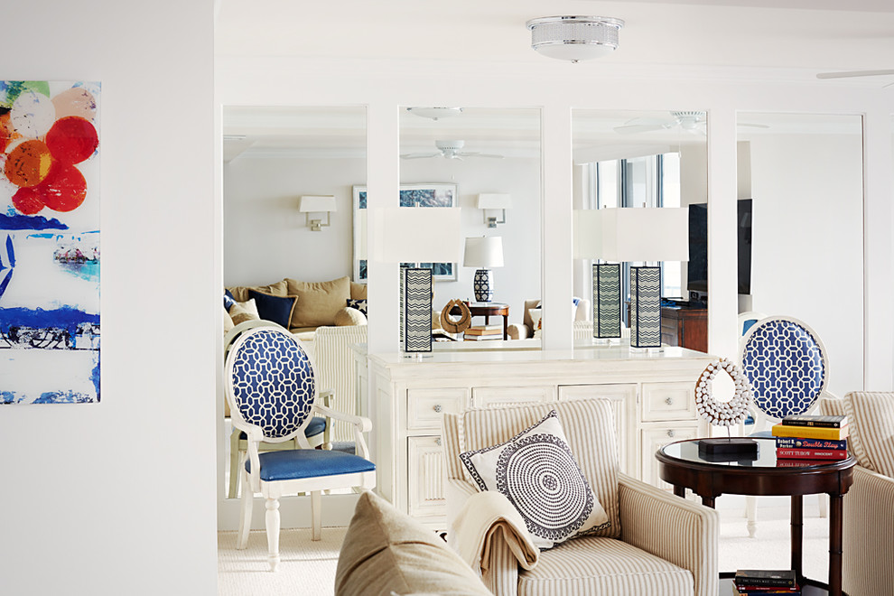 Inspiration for a contemporary living room remodel in Philadelphia