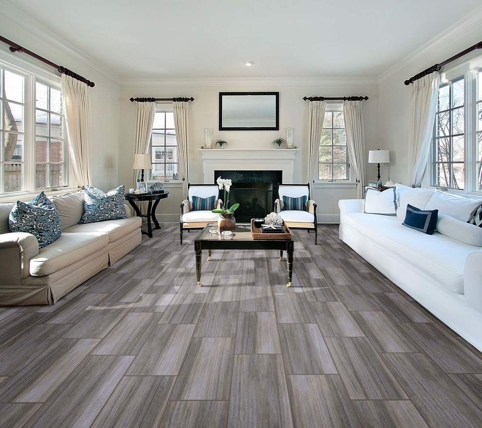 Congoleum DuraCeramic Luxury Vinyl Flooring Living Room Grand