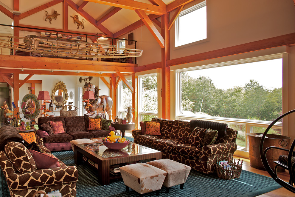 Country living room in Boston.