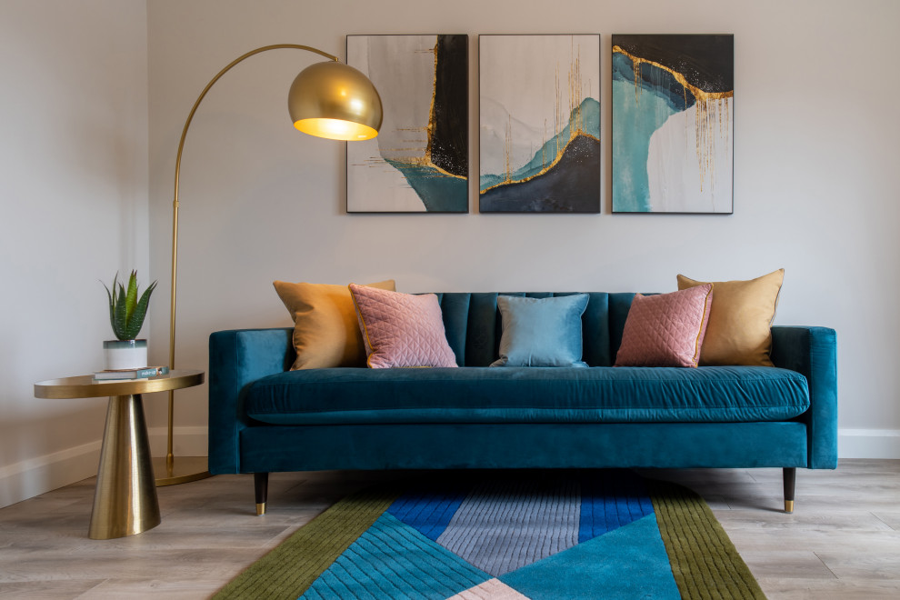Photo of a contemporary living room in Other.
