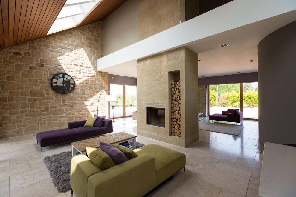 Contemporary living room in Other.