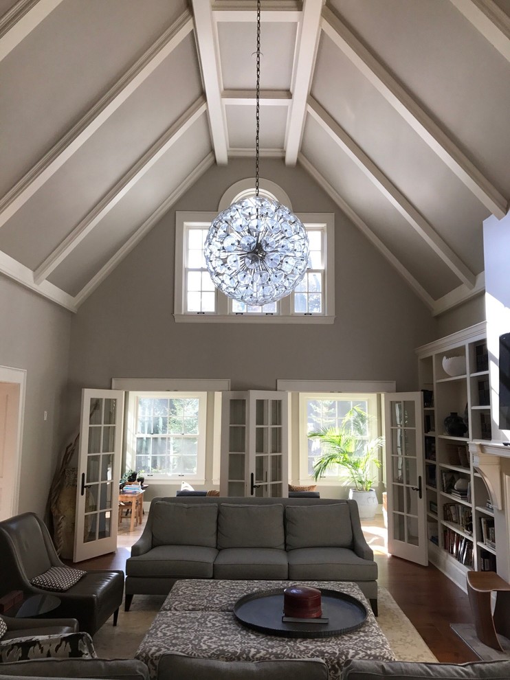 Contemporary Home in Chicago's North Shore Contemporary Living Room